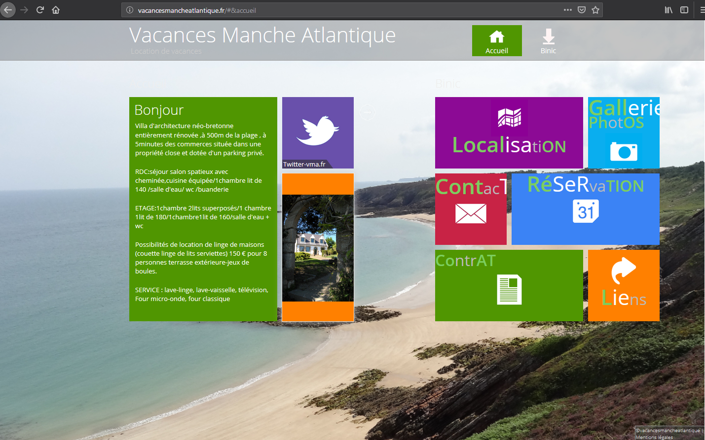 Vacances manche atlantique